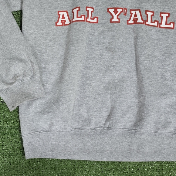 GILDAN | 'GEORGIA VS ALL YALL' GEORGIA BULLDOGS TEAM SPIRIT CREW NECK SWEATSHIRT - Picture 6 of 14